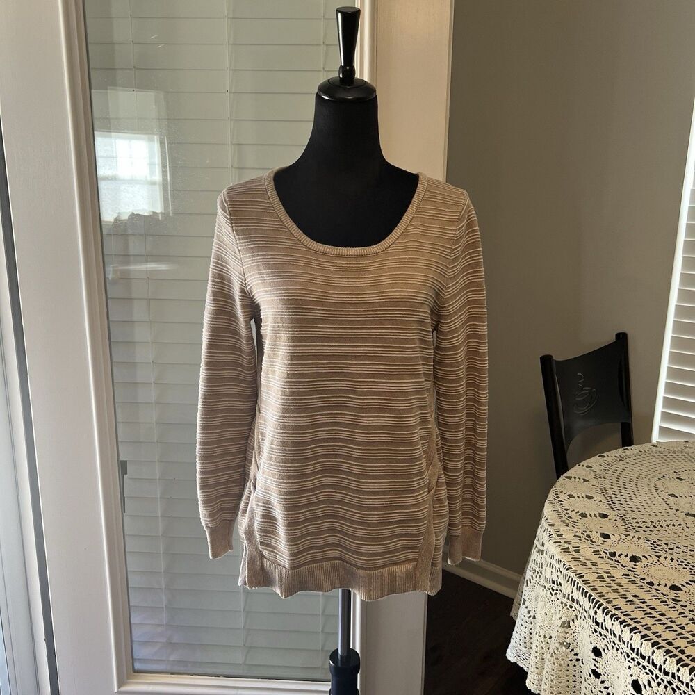 Soft Surroundings Women’s‎ Sweater Small Ribbed Oversized